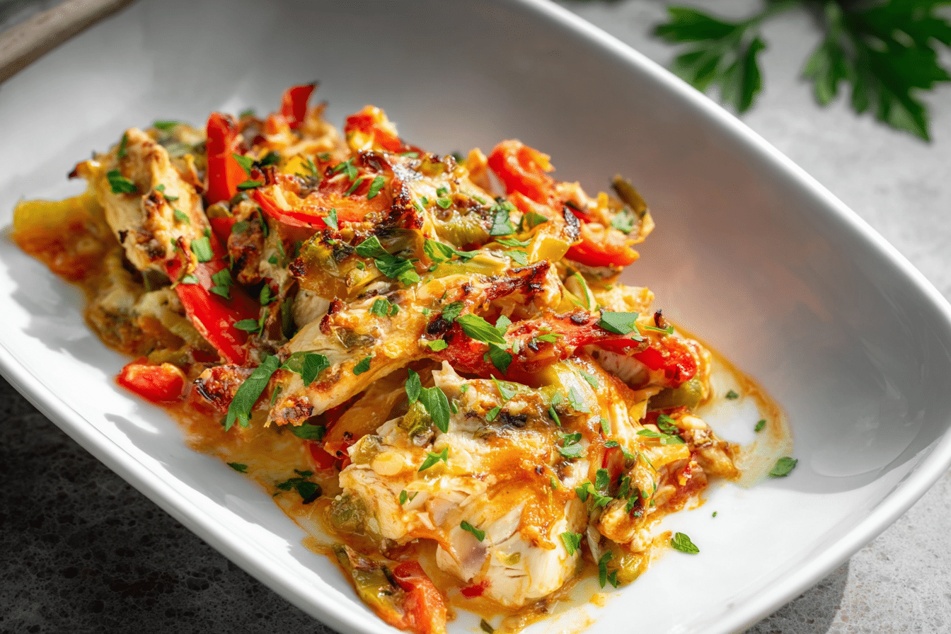 Fajita Chicken Casserole