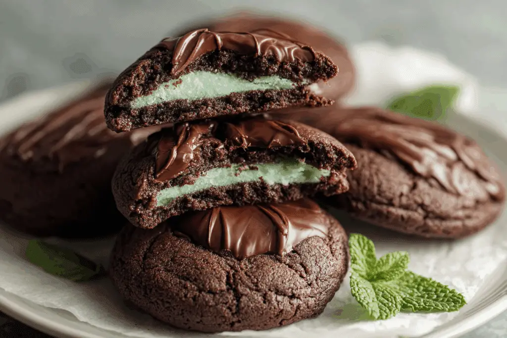 Chocolate Mint Cookies