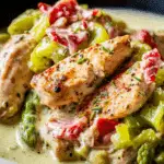Creamy Pepperoncini Chicken Skillet