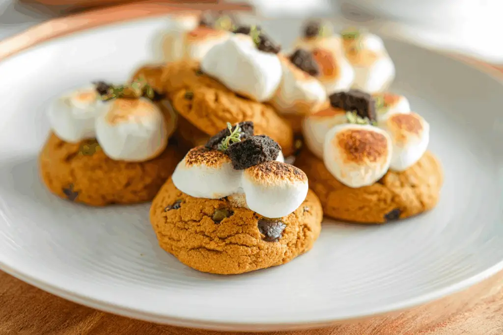 Pumpkin S’mores Cookies