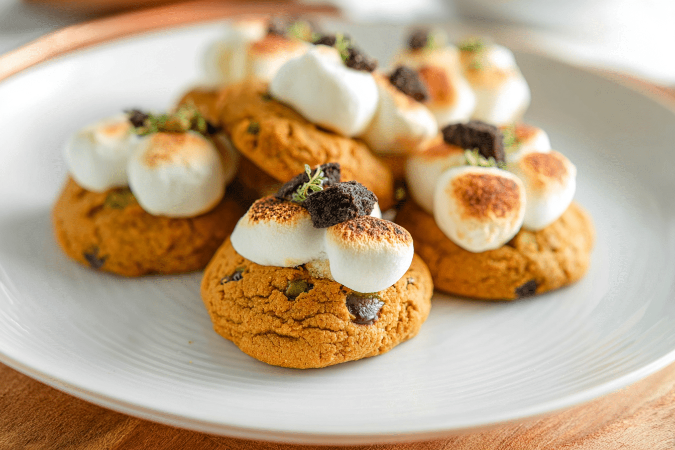 Pumpkin S’mores Cookies