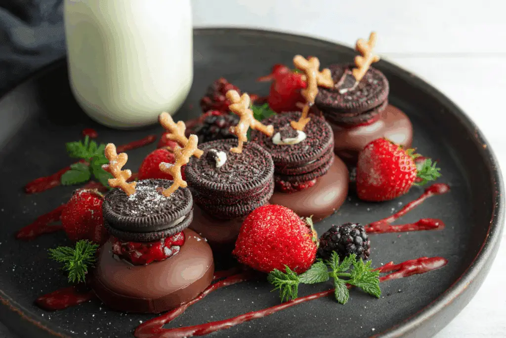 Oreo Reindeer Cookies