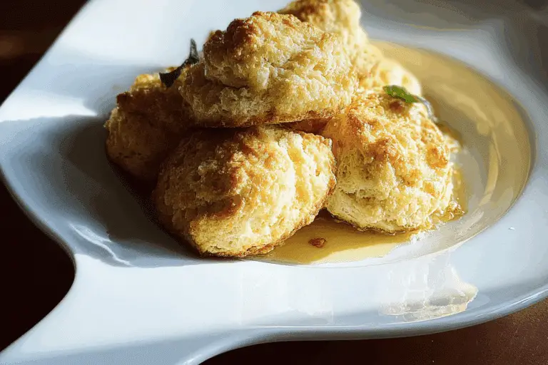Honey Butter Drop Biscuits