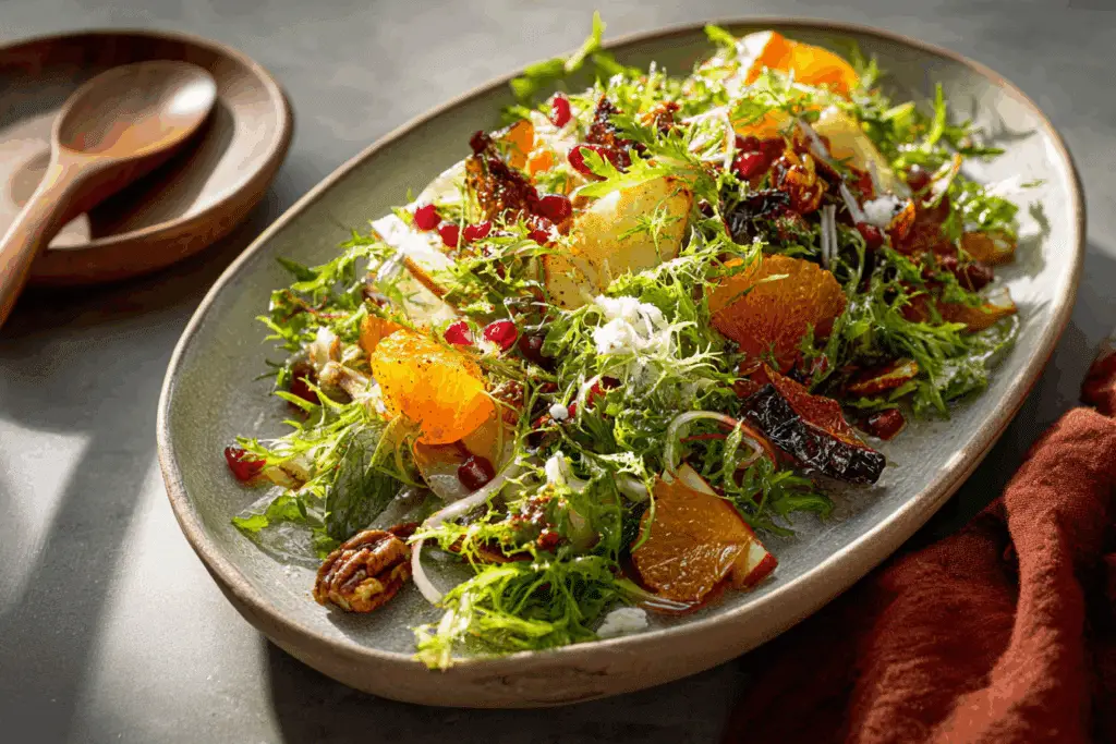 Fall Harvest Salad with Frisée