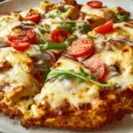 High Protein Chicken Crust Pizza