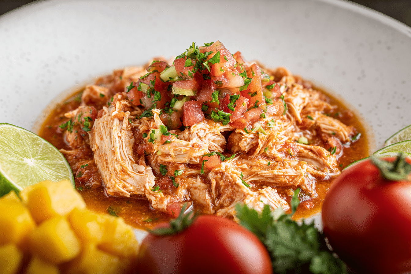 Slow Cooker Salsa Chicken