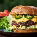 Jalapeño Cheddar Stuffed Burgers