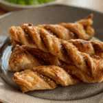 Puff Pastry Cookie Butter Twists