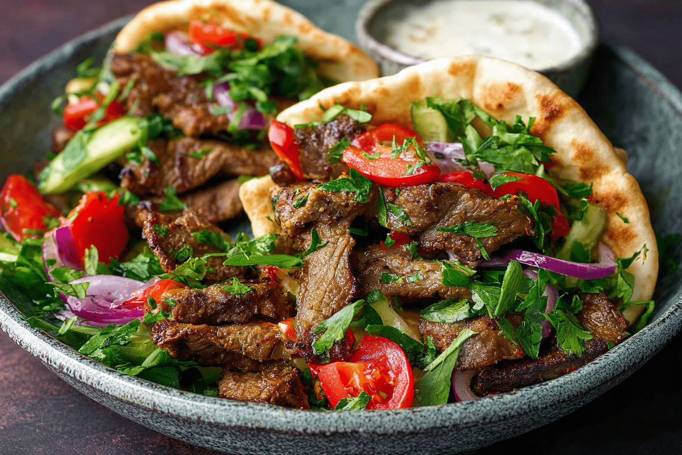Homemade Beef Shawarma