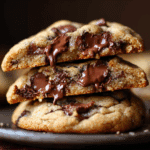 Nutella Stuffed Chocolate Chip Cookies