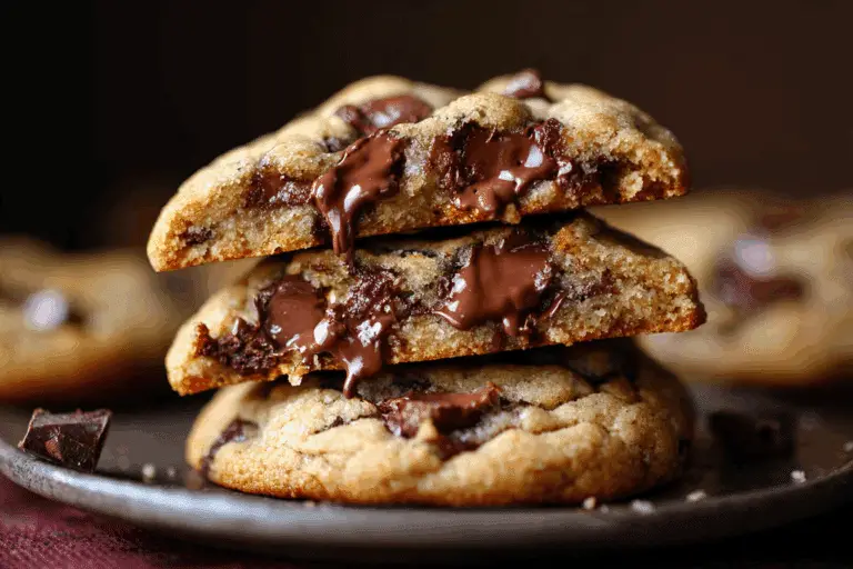 Nutella Stuffed Chocolate Chip Cookies