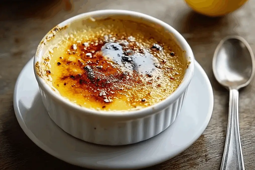 Lemon Brulee Posset