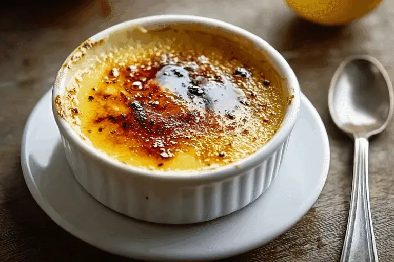 Lemon Brulee Posset