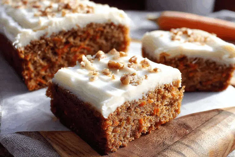 Brown Butter Carrot Cake with Cream Cheese Icing Loaf
