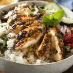 Mediterranean Chicken Rice Bowl