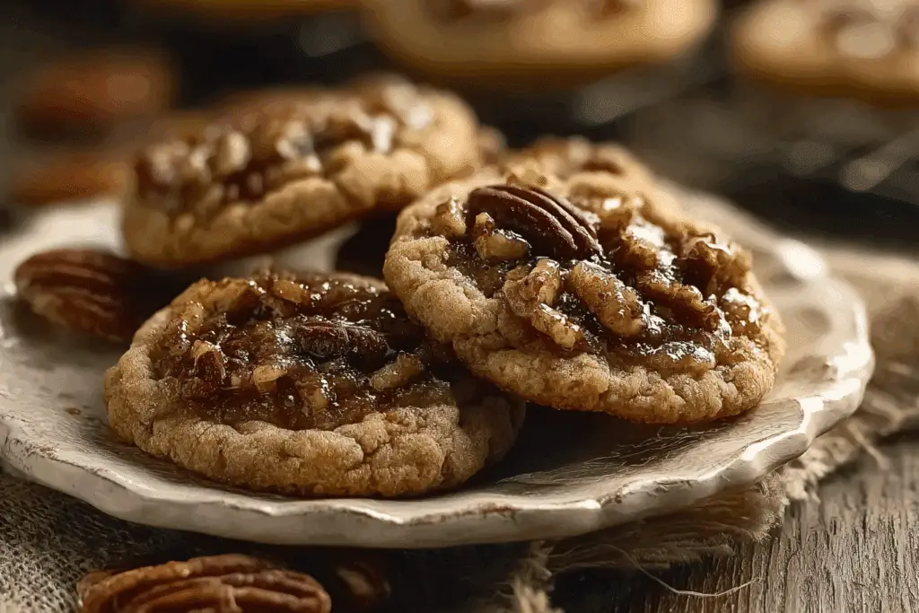 Pecan Apple Pie Cookies (Vegan, No Egg, No Dairy)