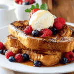 Two Ingredient Ice Cream French Toast