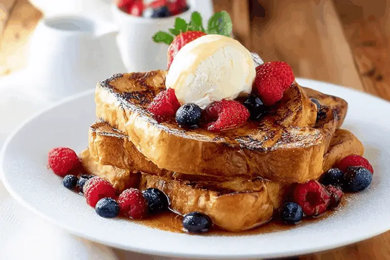 Two Ingredient Ice Cream French Toast
