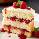 White Chocolate Raspberry Cake