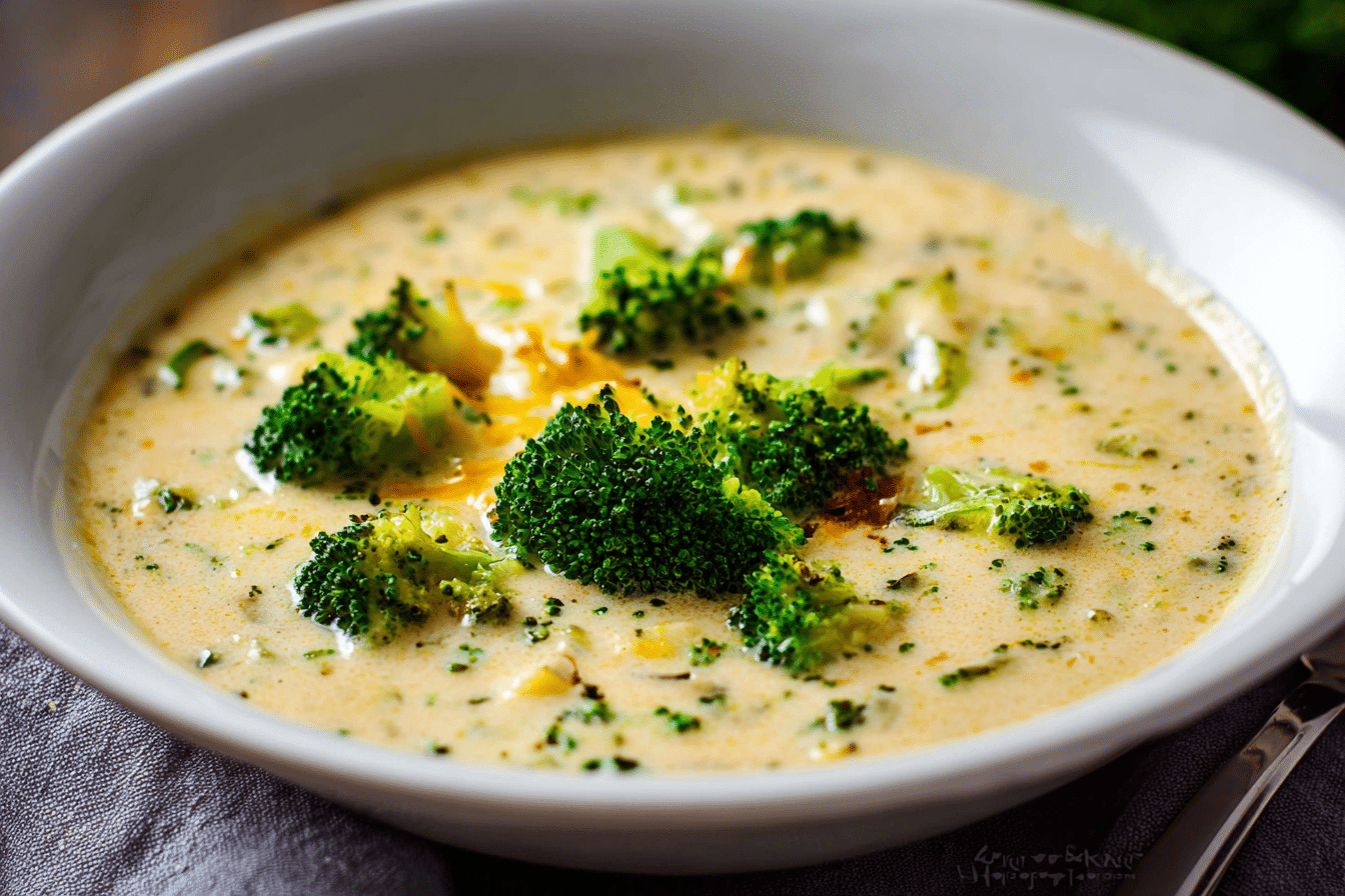 Creamy Broccoli Cheddar Soup