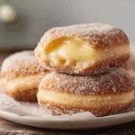 Baked Donuts with Custard-Filled