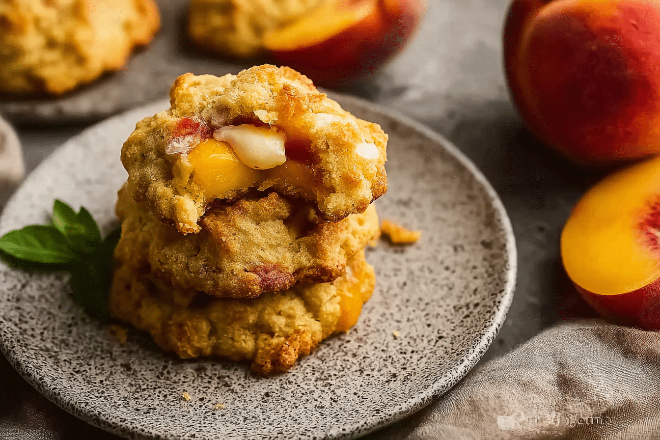 Peach Cobbler Cookies