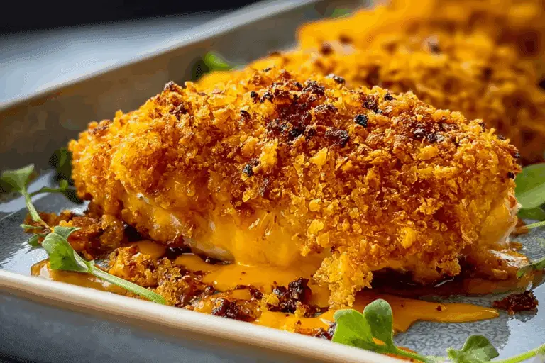 Crispy Cheddar Baked Chicken