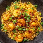 Garlicky Shrimp Noodle Delight