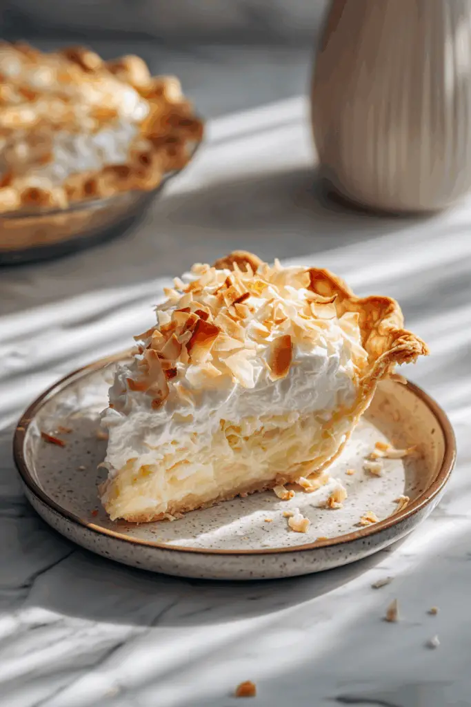 Homemade Coconut Cream Pie
