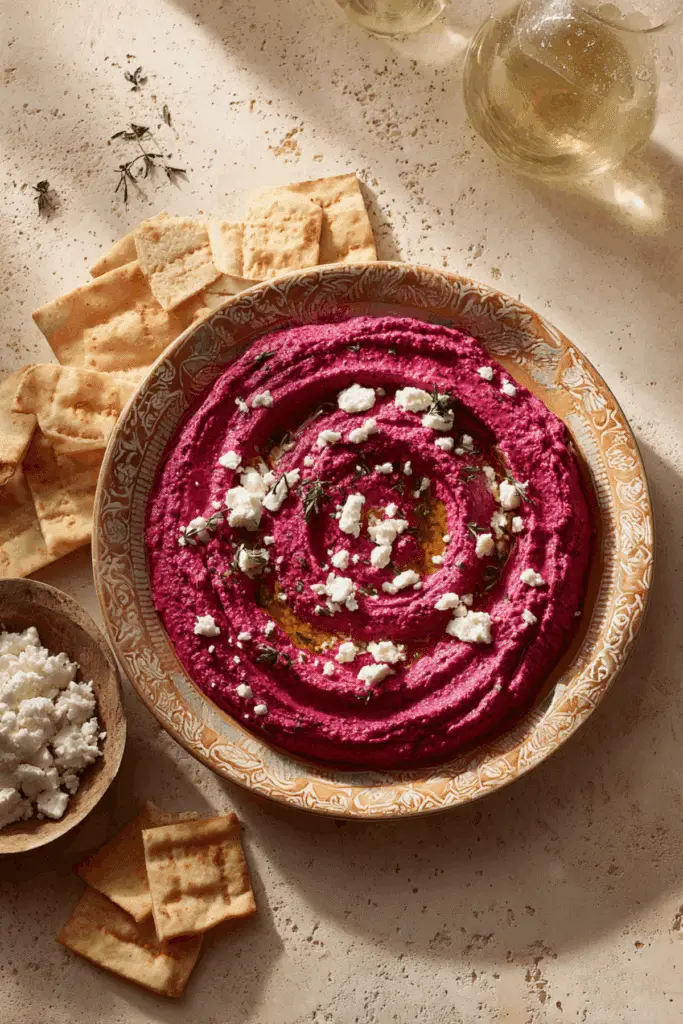 Beetroot and Feta Dip
