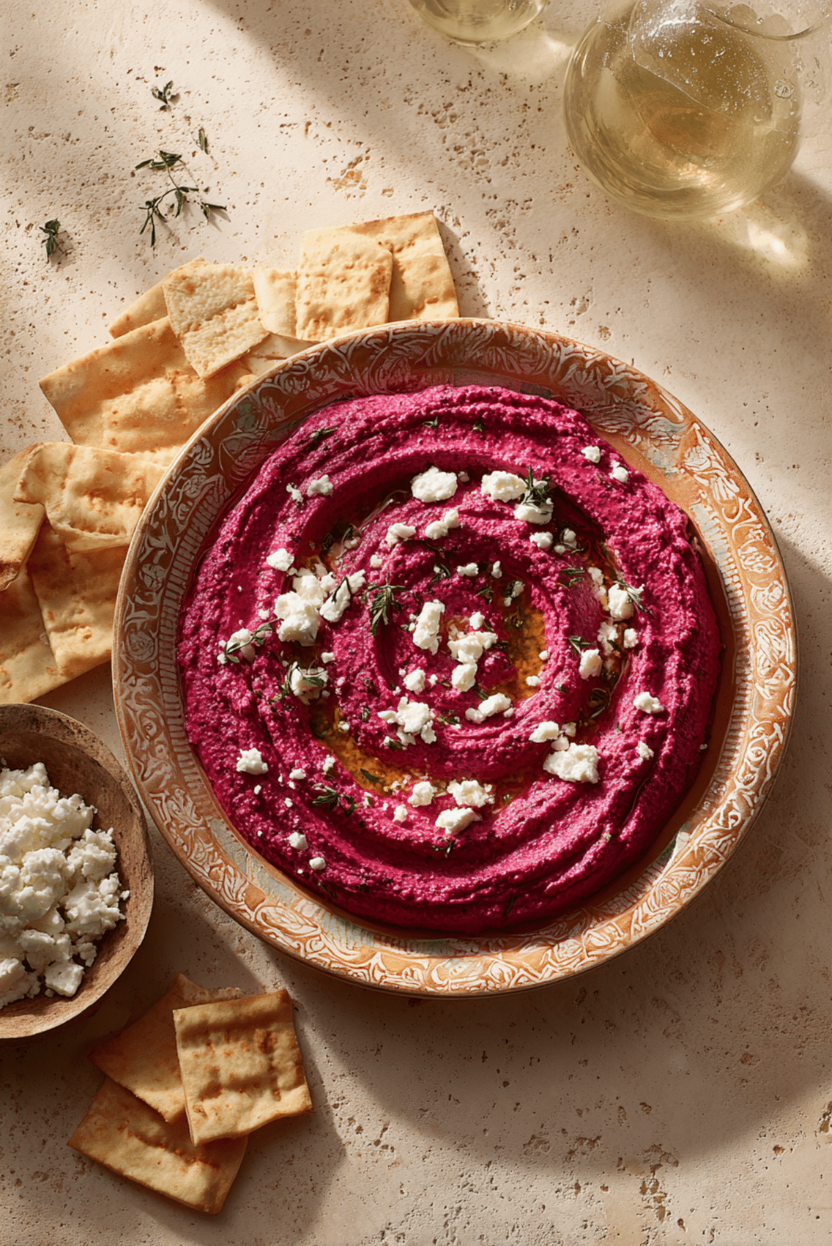 Beetroot and Feta Dip