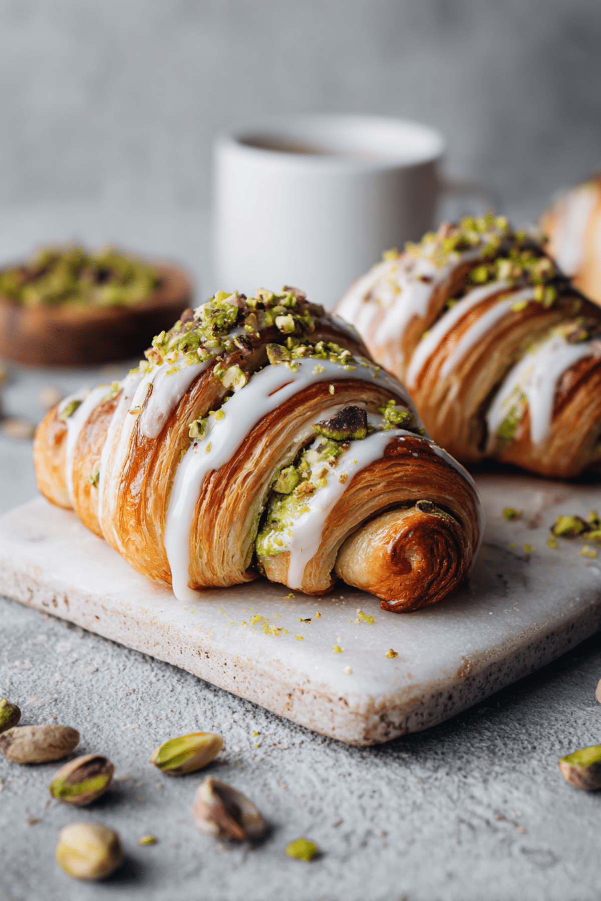 Pistachio Filled NYC Croissant Rolls