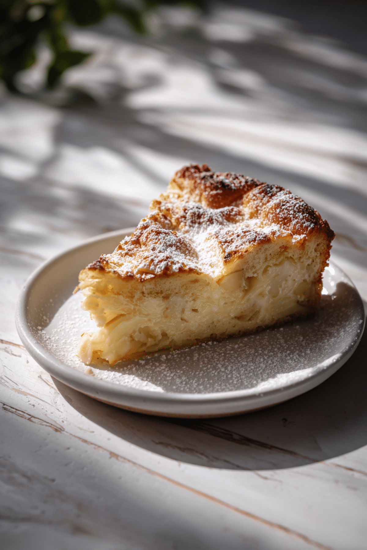 Apple Custard Cake