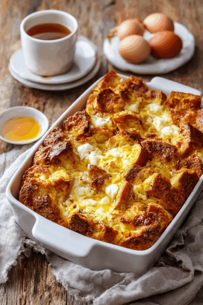 Baked Cream Cheese French Toast Casserole