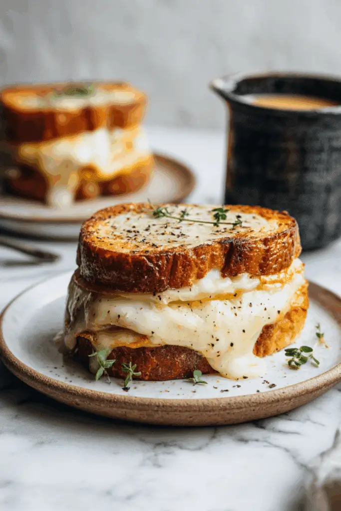 Chicken & Cheese Croque Monsieur