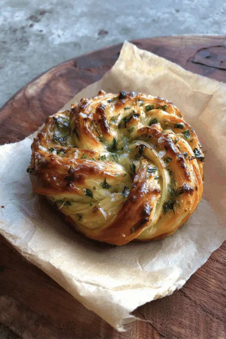 Twisted Garlic Puffs