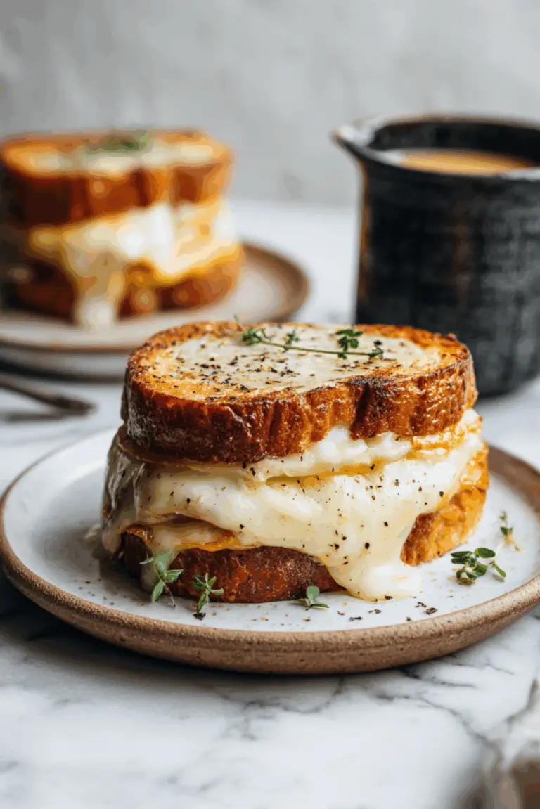 Chicken & Cheese Croque Monsieur