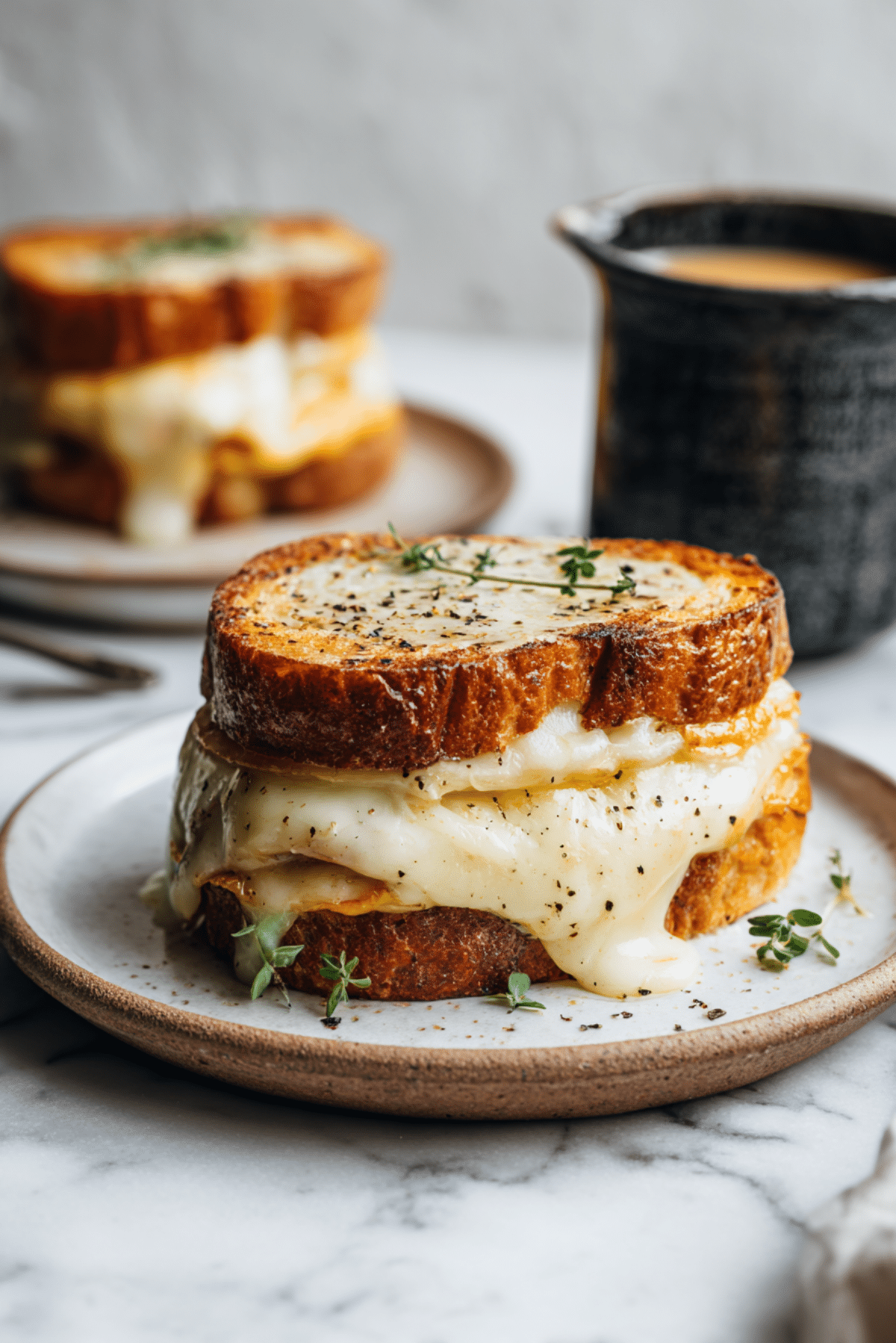Chicken & Cheese Croque Monsieur