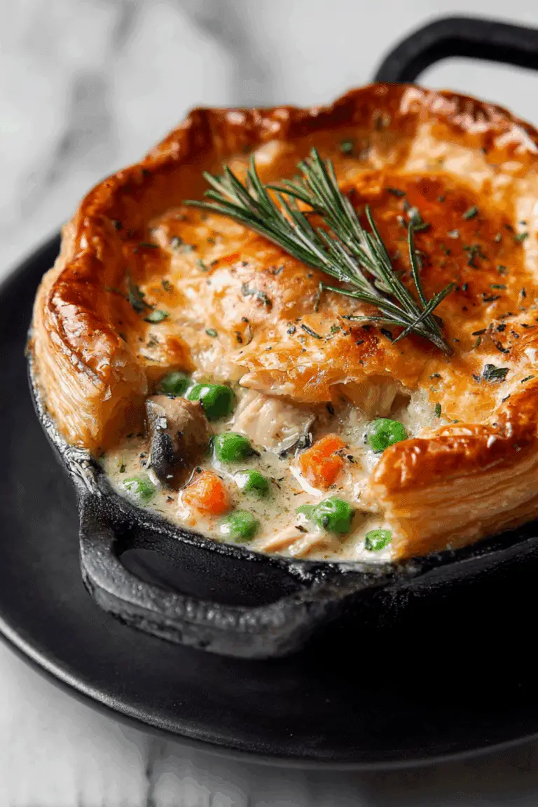 Puff Pastry Chicken Pot Pie