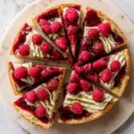 Raspberry & Pistachio Cookie Pizza