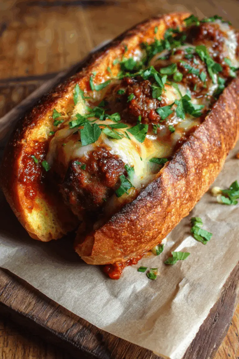 Cheesy Taco Meatball Subs