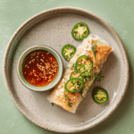 Salmon Rice Paper Roll