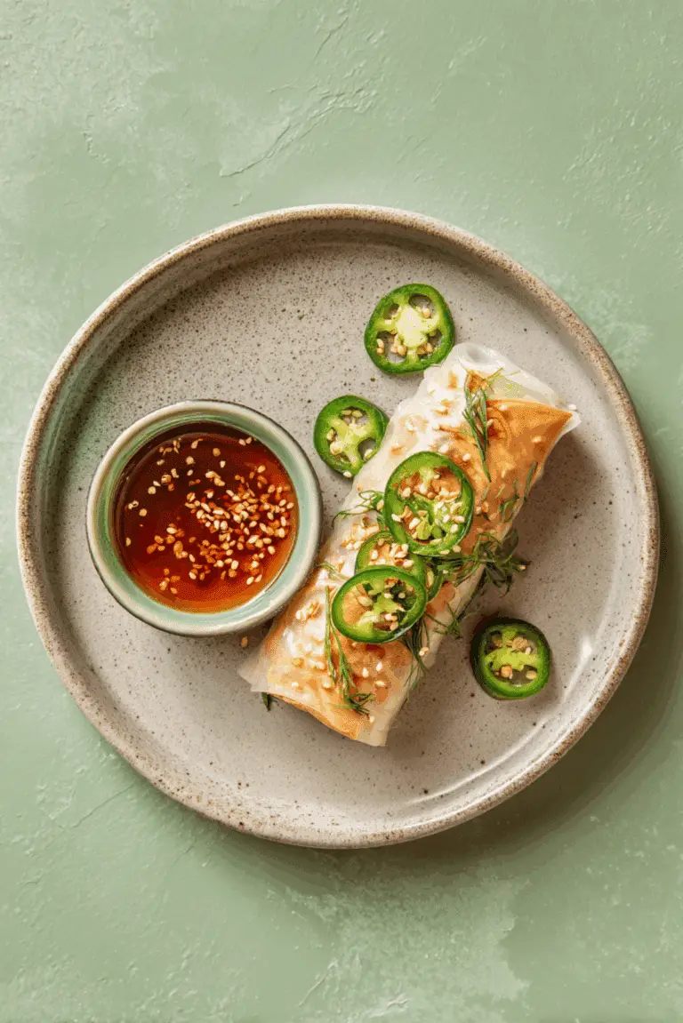 Salmon Rice Paper Roll