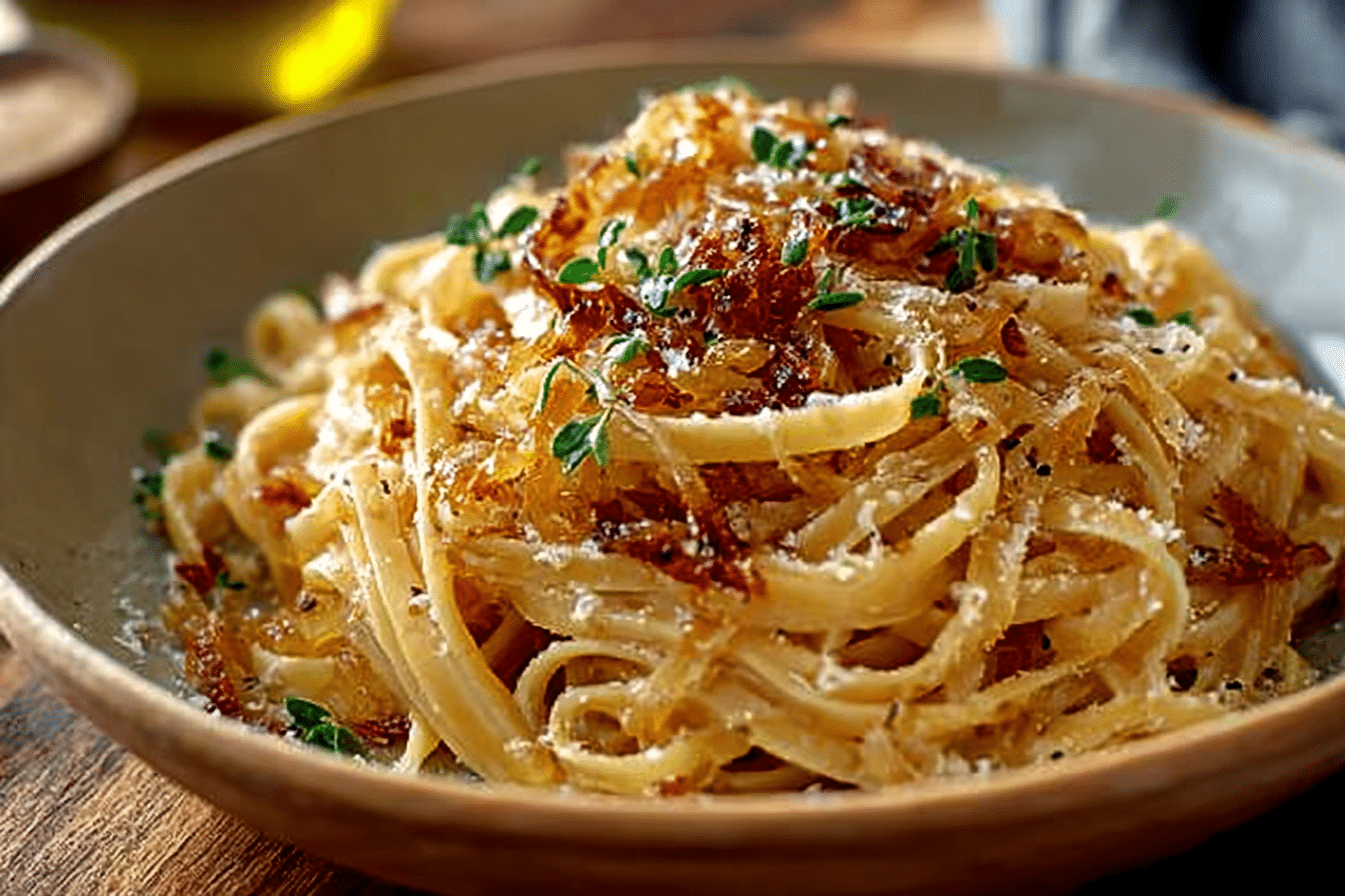 Caramelized Onion Pasta
