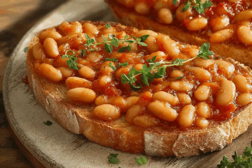 Fully Loaded Beans on Toast