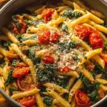 Baked Tomato and Spinach Pasta
