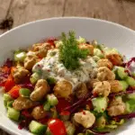 Soya Chunks Salad
