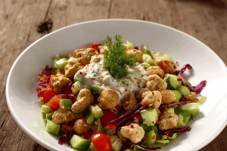 Soya Chunks Salad