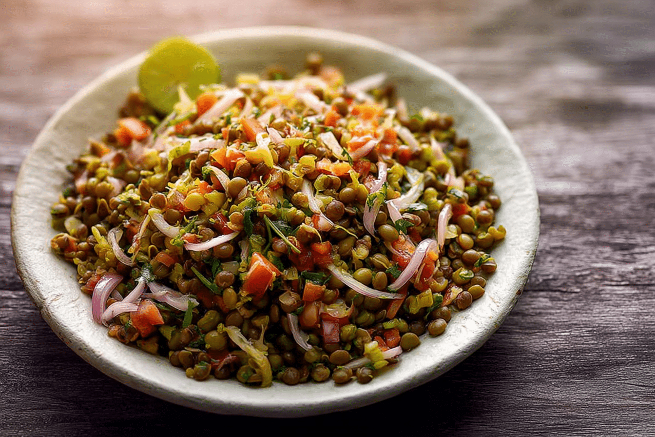 Spouted Moong Salad