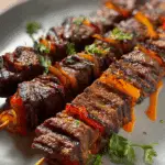 Tortilla Beef Kebabs